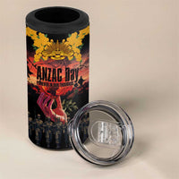 Australia ANZAC Day 4 in 1 Can Cooler Tumbler Forever in My Thoughts LT03 - Polynesian Pride