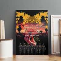 Australia ANZAC Day Canvas Wall Art Forever in My Thoughts LT03 - Polynesian Pride