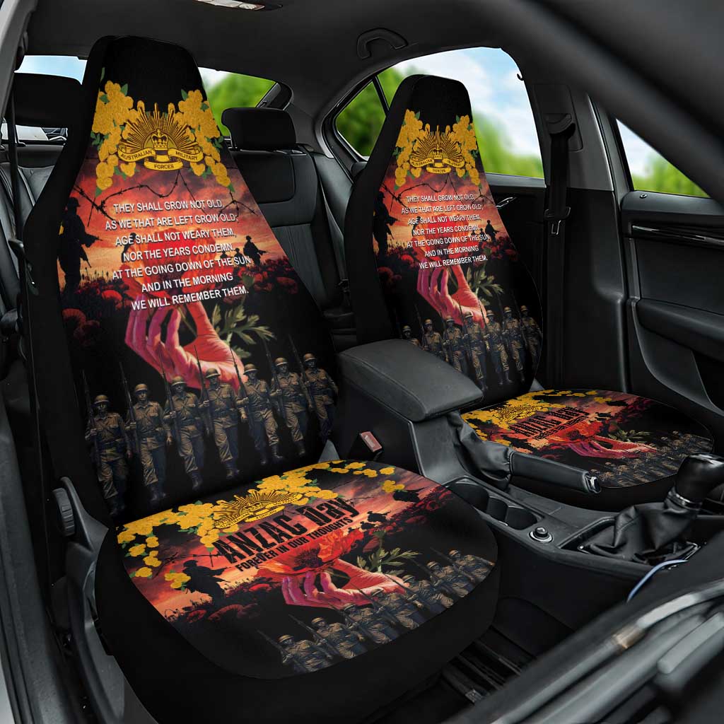 Australia ANZAC Day Car Seat Cover Forever in My Thoughts