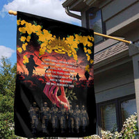 Australia ANZAC Day Garden Flag Forever in My Thoughts LT03 - Polynesian Pride