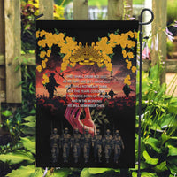 Australia ANZAC Day Garden Flag Forever in My Thoughts LT03 Garden Flag Black - Polynesian Pride