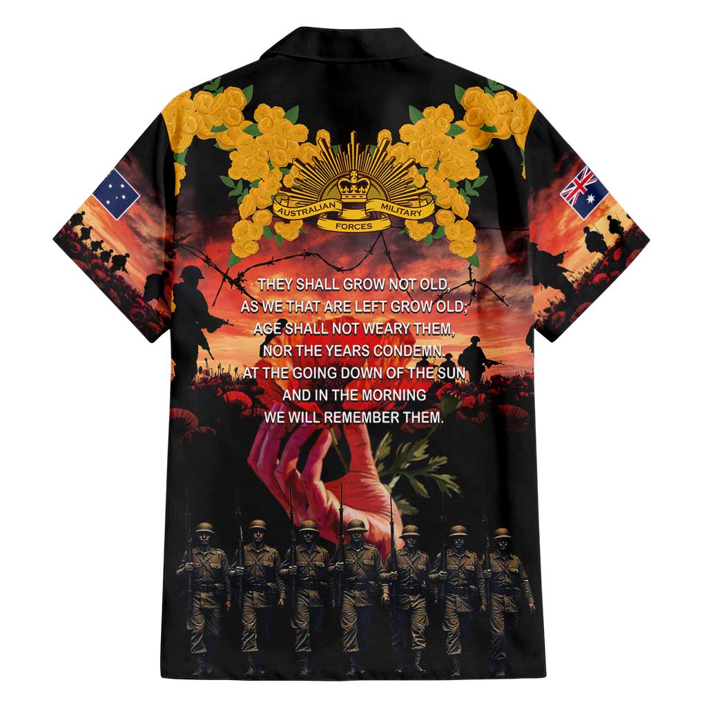 Australia ANZAC Day Hawaiian Shirt Forever in My Thoughts LT03 - Polynesian Pride