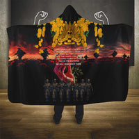Australia ANZAC Day Hooded Blanket Forever in My Thoughts LT03 - Polynesian Pride