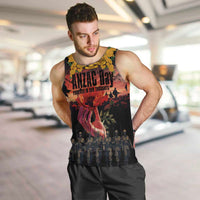 Australia ANZAC Day Men Tank Top Forever in My Thoughts LT03 Black - Polynesian Pride