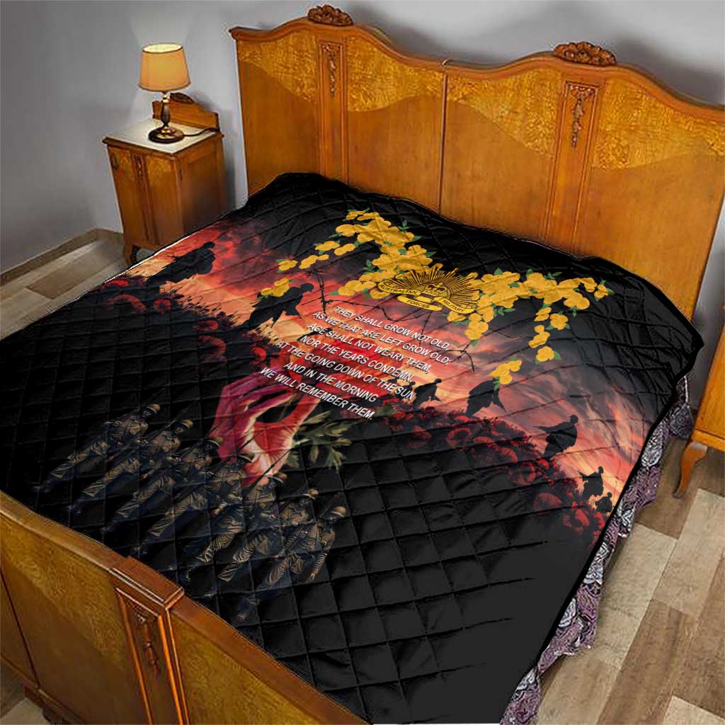 Australia ANZAC Day Quilt Forever in My Thoughts