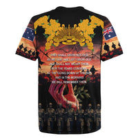 Australia ANZAC Day Rugby Jersey Forever in My Thoughts LT03 - Polynesian Pride