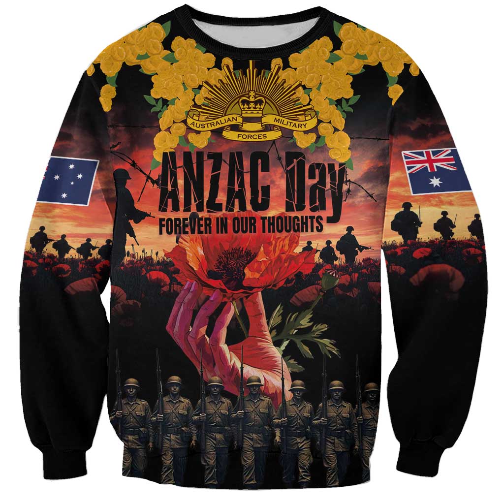 Australia ANZAC Day Sweatshirt Forever in My Thoughts