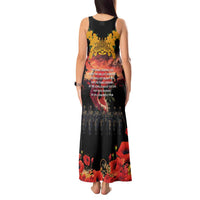 Australia ANZAC Day Tank Maxi Dress Forever in My Thoughts LT03 - Polynesian Pride
