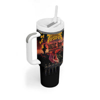 Australia ANZAC Day Tumbler With Handle Forever in My Thoughts LT03 - Polynesian Pride