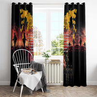 Australia ANZAC Day Window Curtain Forever in My Thoughts LT03 - Polynesian Pride