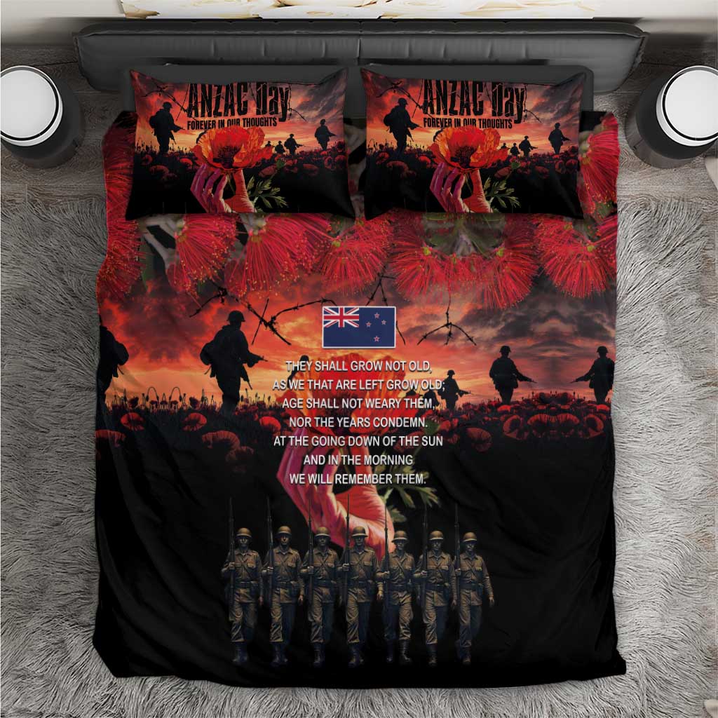 New Zealand ANZAC Day Bedding Set Forever in My Thoughts