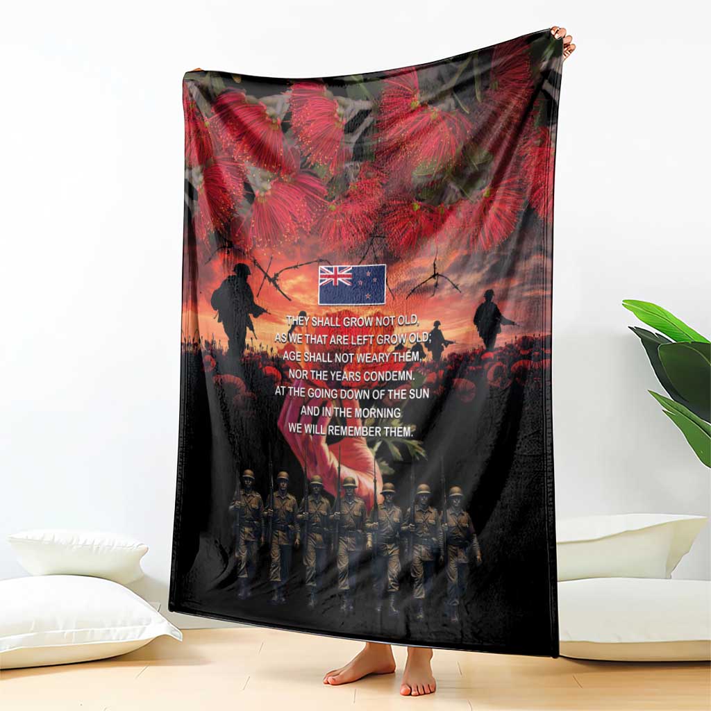 New Zealand ANZAC Day Blanket Forever in My Thoughts LT03 - Polynesian Pride