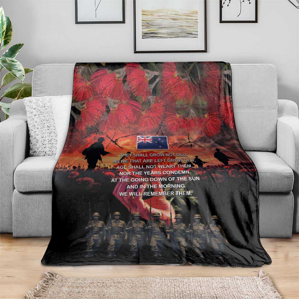 New Zealand ANZAC Day Blanket Forever in My Thoughts LT03 - Polynesian Pride