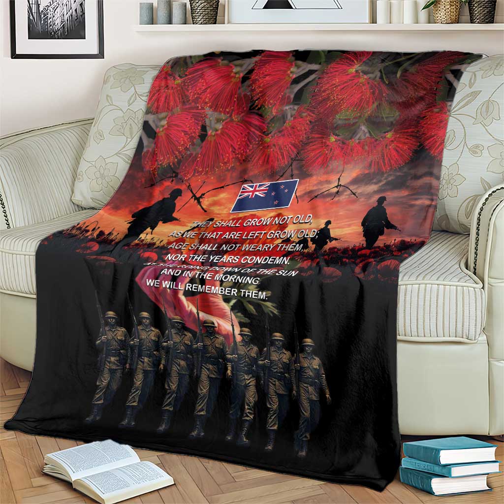 New Zealand ANZAC Day Blanket Forever in My Thoughts LT03 - Polynesian Pride
