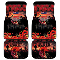 New Zealand ANZAC Day Car Mats Forever in My Thoughts LT03 - Polynesian Pride