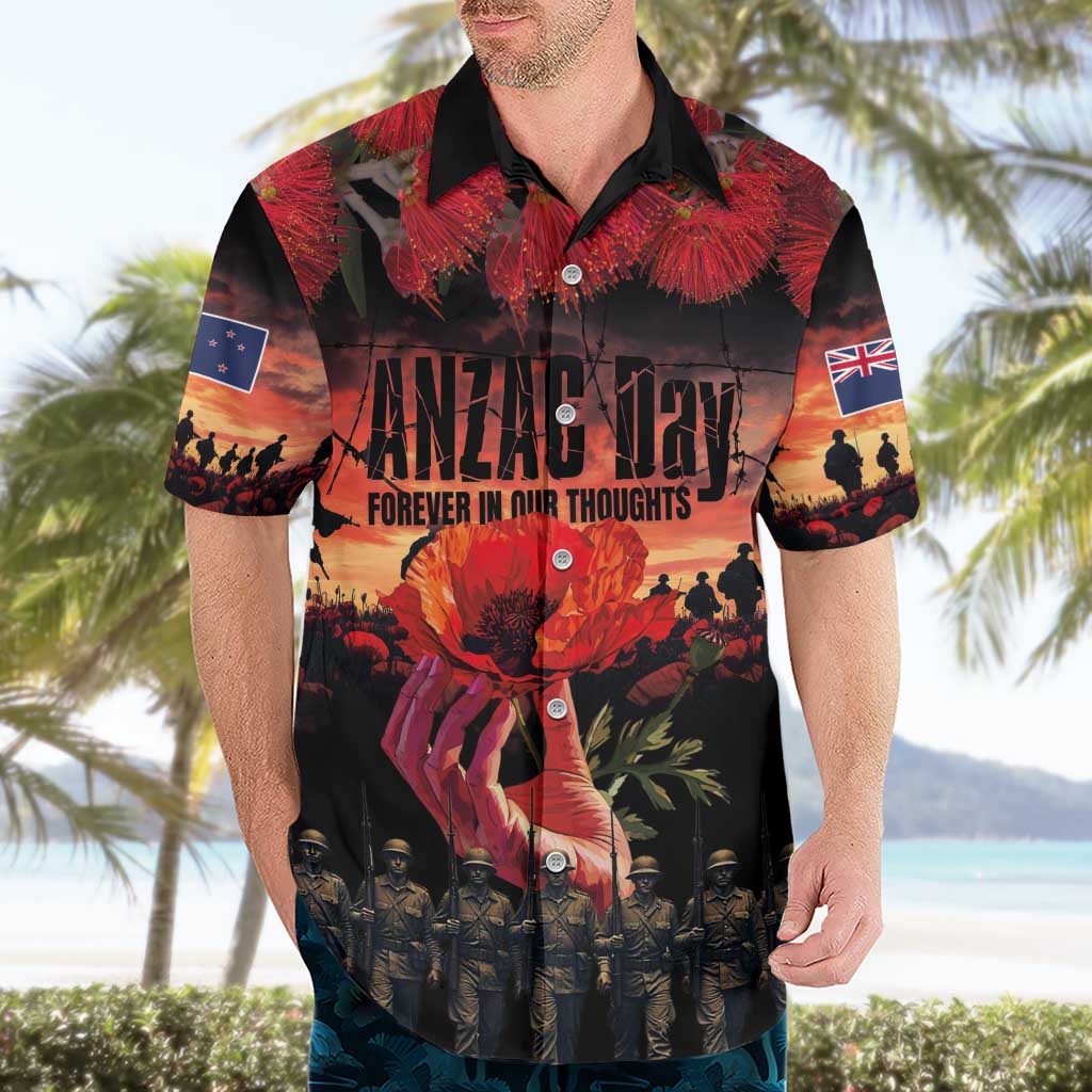 New Zealand ANZAC Day Hawaiian Shirt Forever in My Thoughts LT03 - Polynesian Pride