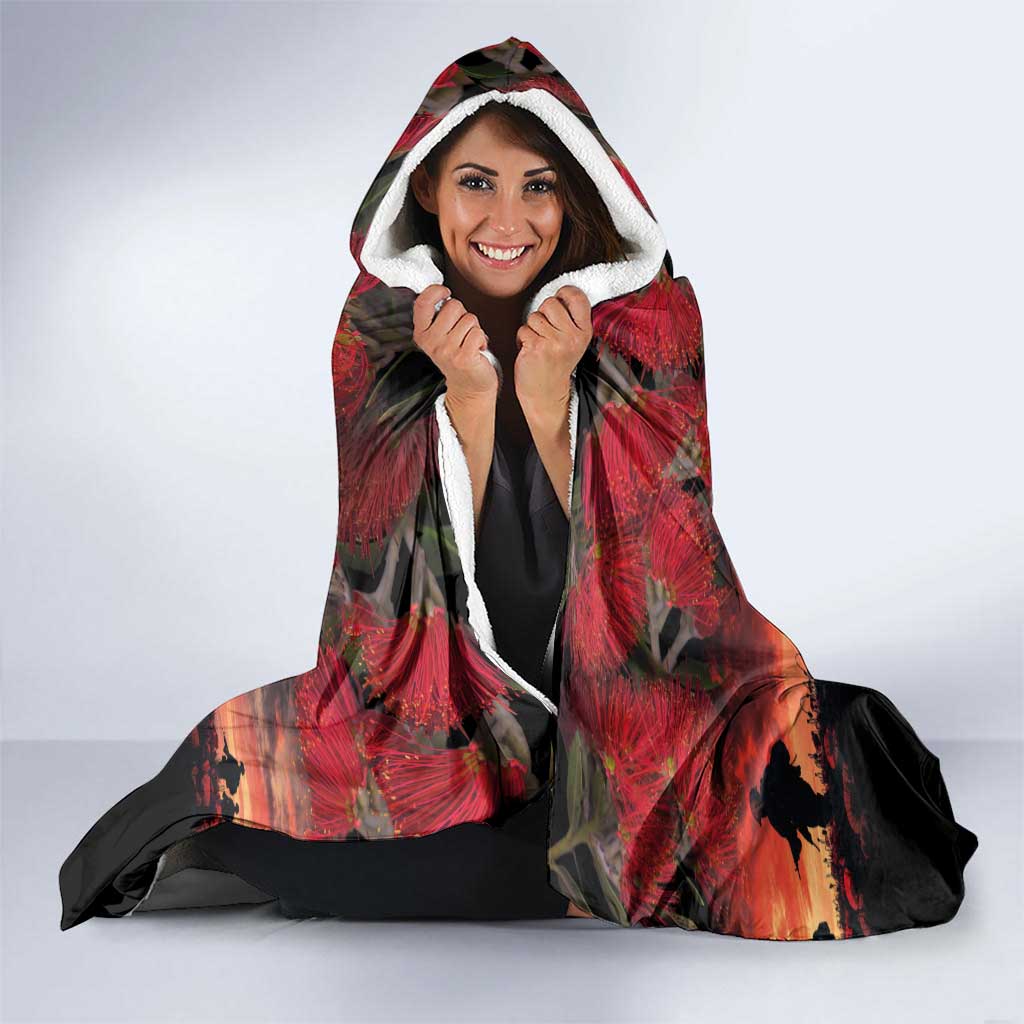 New Zealand ANZAC Day Hooded Blanket Forever in My Thoughts LT03 - Polynesian Pride