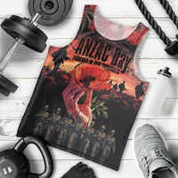 New Zealand ANZAC Day Men Tank Top Forever in My Thoughts LT03 - Polynesian Pride