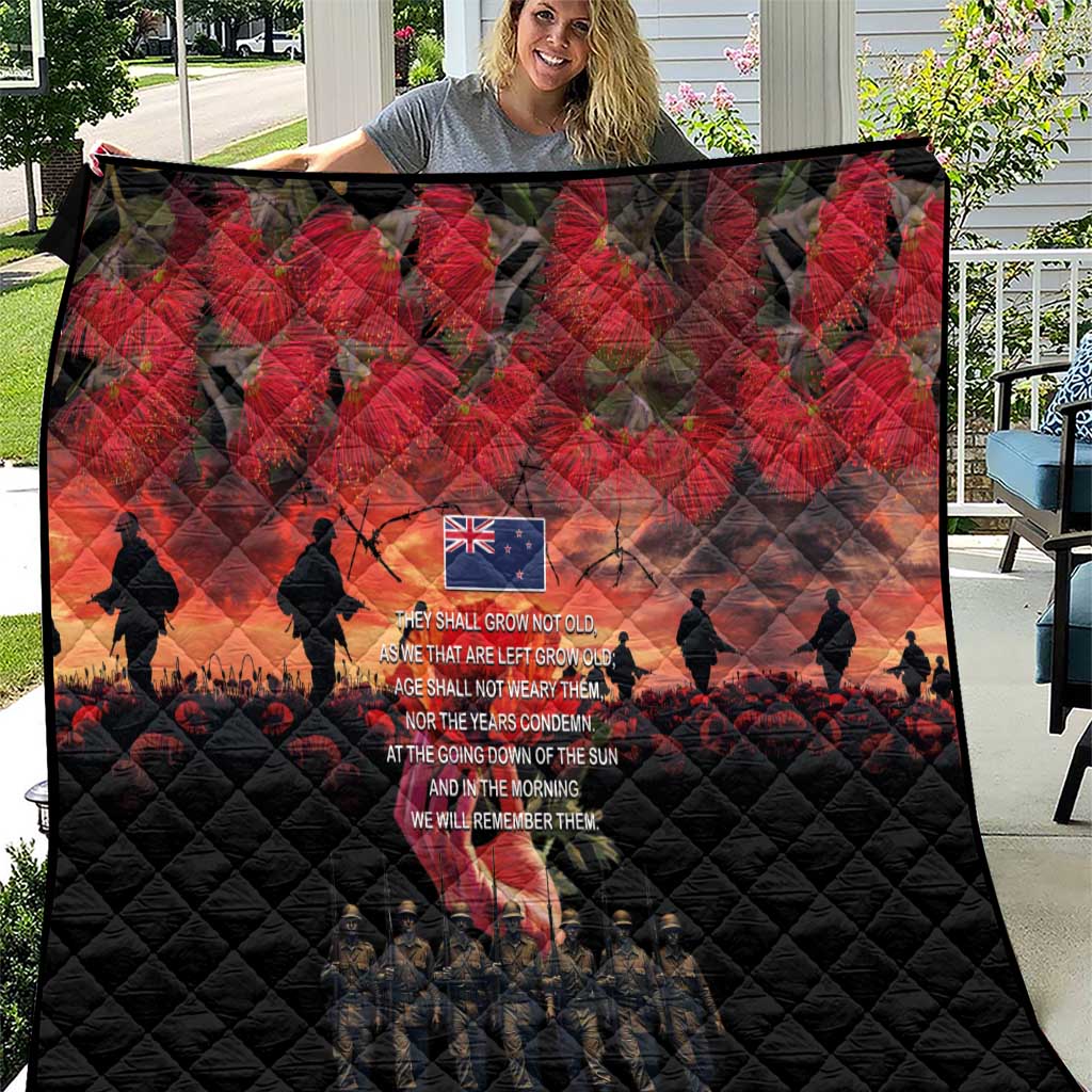 New Zealand ANZAC Day Quilt Forever in My Thoughts