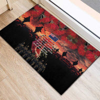 New Zealand ANZAC Day Rubber Doormat Forever in My Thoughts LT03 - Polynesian Pride