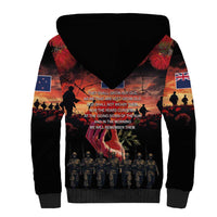 New Zealand ANZAC Day Sherpa Hoodie Forever in My Thoughts LT03 - Polynesian Pride
