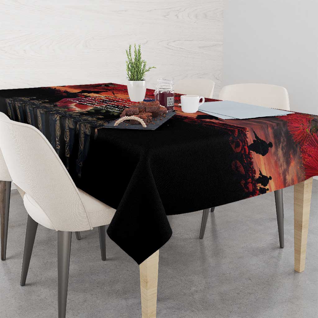New Zealand ANZAC Day Tablecloth Forever in My Thoughts LT03 - Polynesian Pride