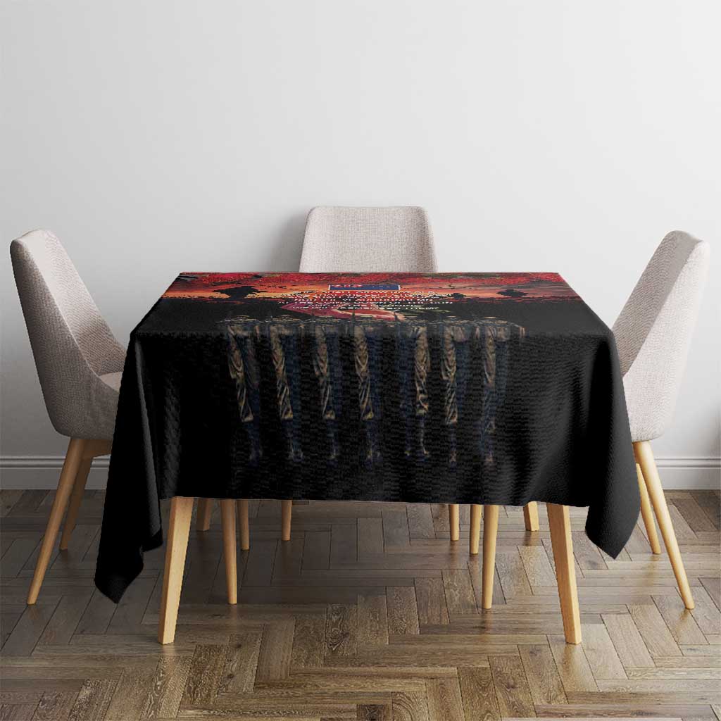 New Zealand ANZAC Day Tablecloth Forever in My Thoughts LT03 - Polynesian Pride