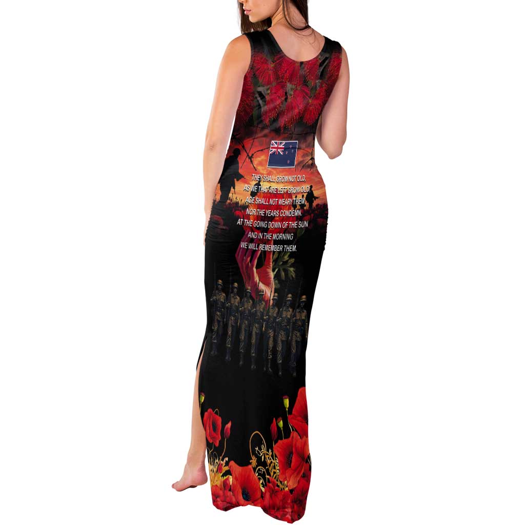 New Zealand ANZAC Day Tank Maxi Dress Forever in My Thoughts