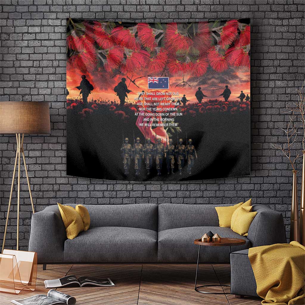 New Zealand ANZAC Day Tapestry Forever in My Thoughts