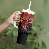 New Zealand ANZAC Day Tumbler With Handle Forever in My Thoughts LT03 - Polynesian Pride