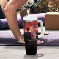 New Zealand ANZAC Day Tumbler With Handle Forever in My Thoughts LT03 - Polynesian Pride