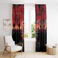 New Zealand ANZAC Day Window Curtain Forever in My Thoughts LT03 - Polynesian Pride