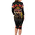 Australia ANZAC Day Long Sleeve Bodycon Dress Kangaroo and Koala Soldier - Forever in My Thoughts