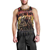 Australia ANZAC Day Men Tank Top Kangaroo and Koala Soldier - Forever in My Thoughts LT03 - Polynesian Pride