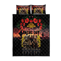 Australia ANZAC Day Quilt Bed Set Kangaroo and Koala Soldier - Forever in My Thoughts LT03 - Polynesian Pride