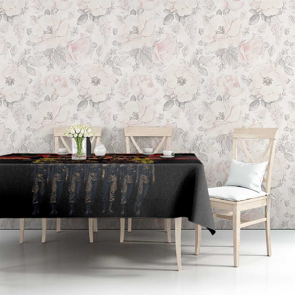 Australia ANZAC Day Tablecloth Kangaroo and Koala Soldier - Forever in My Thoughts LT03 - Polynesian Pride
