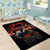 New Zealand ANZAC Day Area Rug Tui Bird and Kiwi Bird Soldier - Forever in My Thoughts