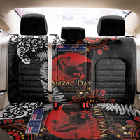 Australia and New Zealand ANZAC Day Back Car Seat Cover Aboriginal and Maori Art Pattern - Gallipoli Lest We Forget