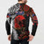 Australia and New Zealand ANZAC Day Button Sweatshirt Aboriginal and Maori Art Pattern - Gallipoli Lest We Forget