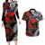 Australia and New Zealand ANZAC Day Couples Matching Long Sleeve Bodycon Dress and Hawaiian Shirt Aboriginal and Maori Art Pattern - Gallipoli Lest We Forget