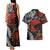 Australia and New Zealand ANZAC Day Couples Matching Tank Maxi Dress and Hawaiian Shirt Aboriginal and Maori Art Pattern - Gallipoli Lest We Forget