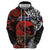 Australia and New Zealand ANZAC Day Hoodie Aboriginal and Maori Art Pattern - Gallipoli Lest We Forget