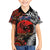 Australia and New Zealand ANZAC Day Kid Hawaiian Shirt Aboriginal and Maori Art Pattern - Gallipoli Lest We Forget