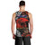 Australia and New Zealand ANZAC Day Men Tank Top Aboriginal and Maori Art Pattern - Gallipoli Lest We Forget