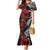 Australia and New Zealand ANZAC Day Mermaid Dress Aboriginal and Maori Art Pattern - Gallipoli Lest We Forget