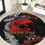 Australia and New Zealand ANZAC Day Round Carpet Aboriginal and Maori Art Pattern - Gallipoli Lest We Forget