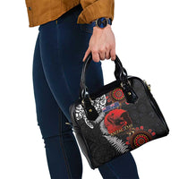 Australia and New Zealand ANZAC Day Shoulder Handbag Aboriginal and Maori Art Pattern - Gallipoli Lest We Forget