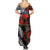 Australia and New Zealand ANZAC Day Summer Maxi Dress Aboriginal and Maori Art Pattern - Gallipoli Lest We Forget