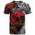 Australia and New Zealand ANZAC Day T Shirt Aboriginal and Maori Art Pattern - Gallipoli Lest We Forget