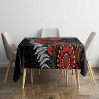 Australia and New Zealand ANZAC Day Tablecloth Aboriginal and Maori Art Pattern - Gallipoli Lest We Forget LT03 - Polynesian Pride
